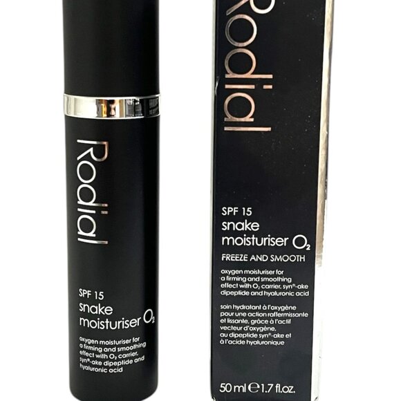 Rodial SPF 15 Snake Moisturiser O2 Freeze & Smooth Oxygen, Hyaluronic Acid 1.7oz - Picture 2 of 3